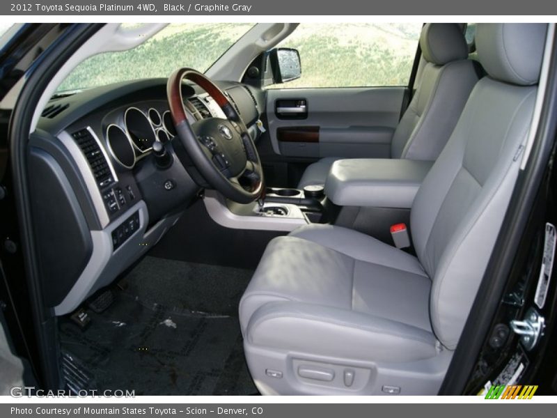 Black / Graphite Gray 2012 Toyota Sequoia Platinum 4WD