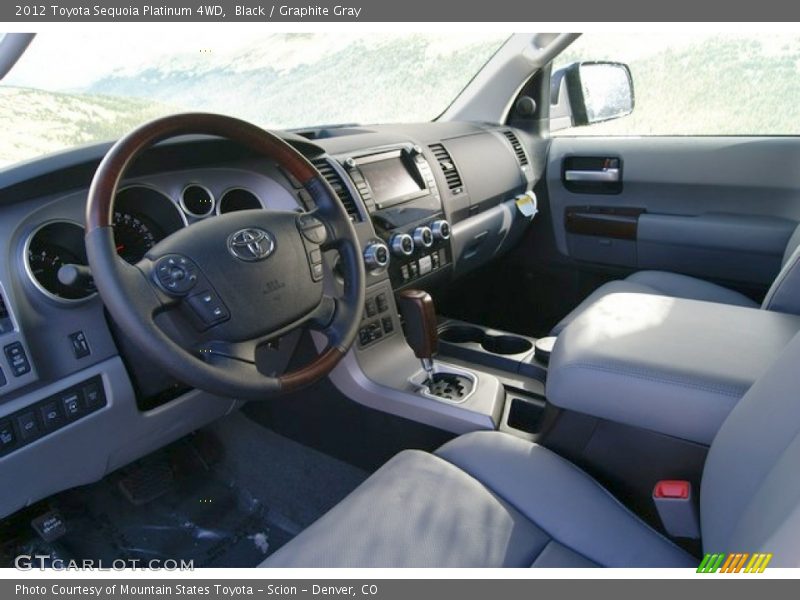 Black / Graphite Gray 2012 Toyota Sequoia Platinum 4WD
