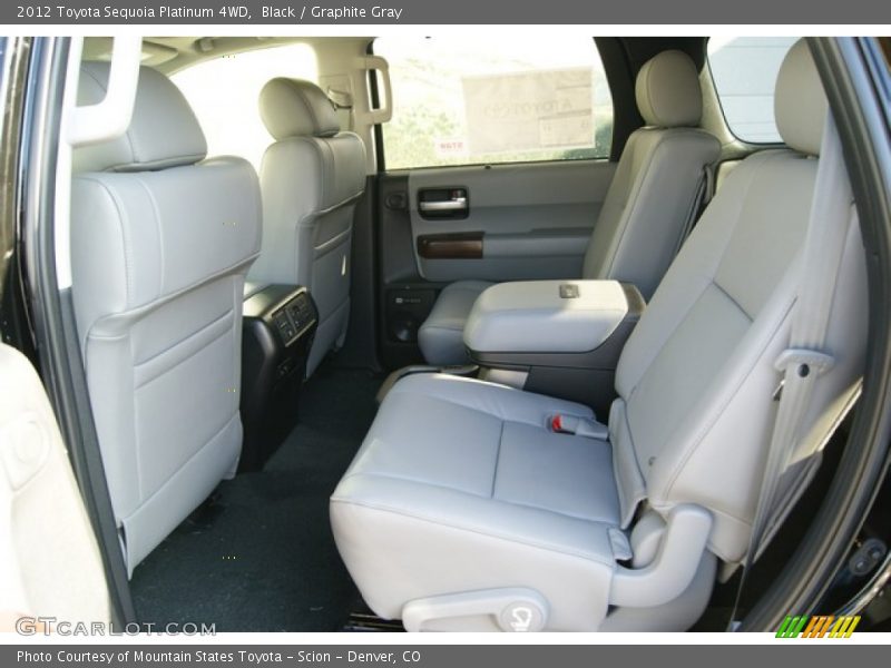 Black / Graphite Gray 2012 Toyota Sequoia Platinum 4WD