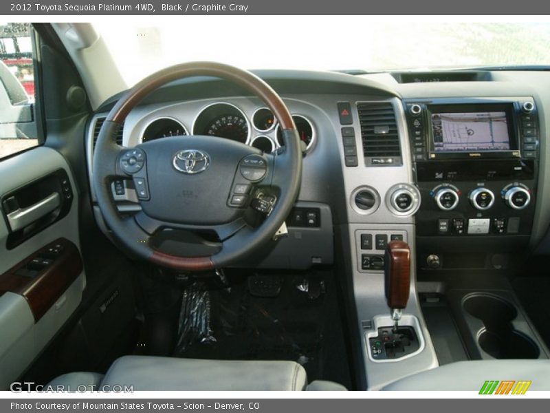 Black / Graphite Gray 2012 Toyota Sequoia Platinum 4WD