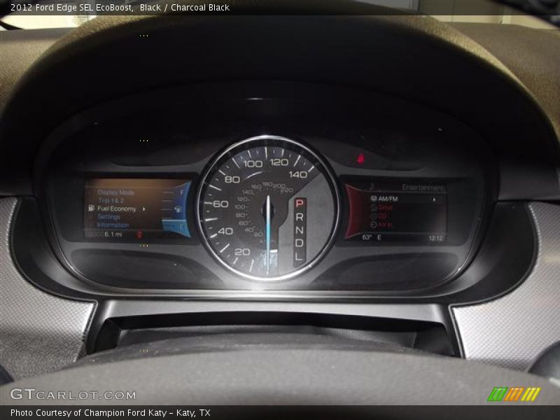 Black / Charcoal Black 2012 Ford Edge SEL EcoBoost