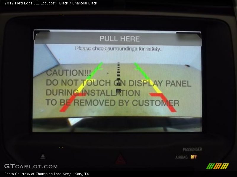 Black / Charcoal Black 2012 Ford Edge SEL EcoBoost