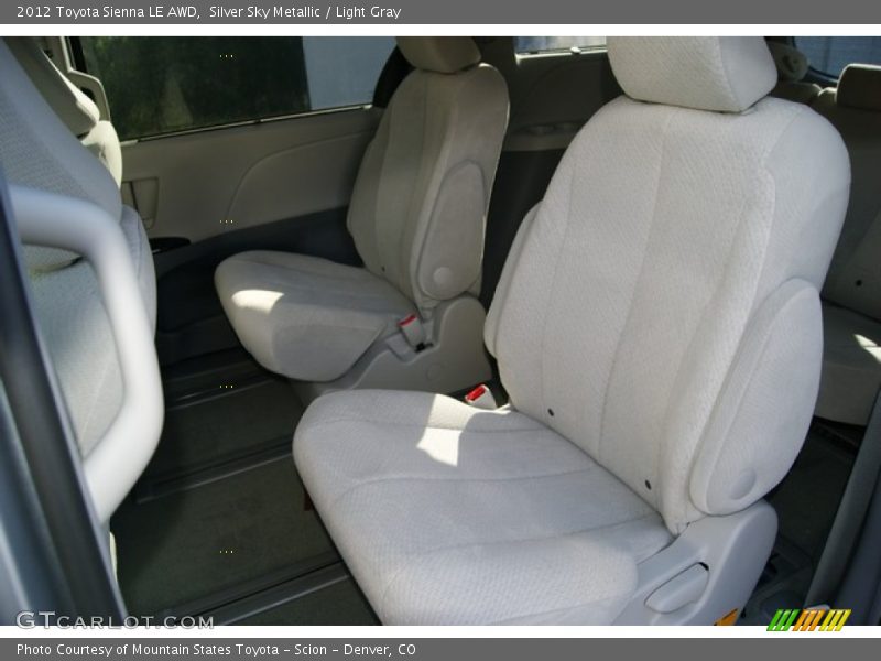 Silver Sky Metallic / Light Gray 2012 Toyota Sienna LE AWD