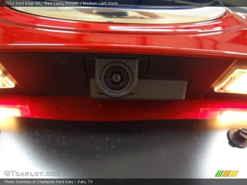Red Candy Metallic / Medium Light Stone 2012 Ford Edge SEL