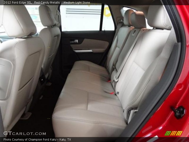 Red Candy Metallic / Medium Light Stone 2012 Ford Edge SEL