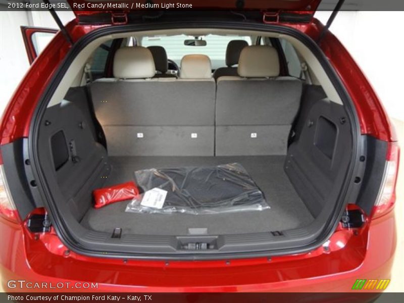 Red Candy Metallic / Medium Light Stone 2012 Ford Edge SEL