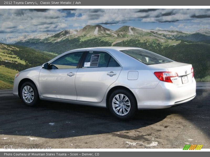 Classic Silver Metallic / Ash 2012 Toyota Camry L