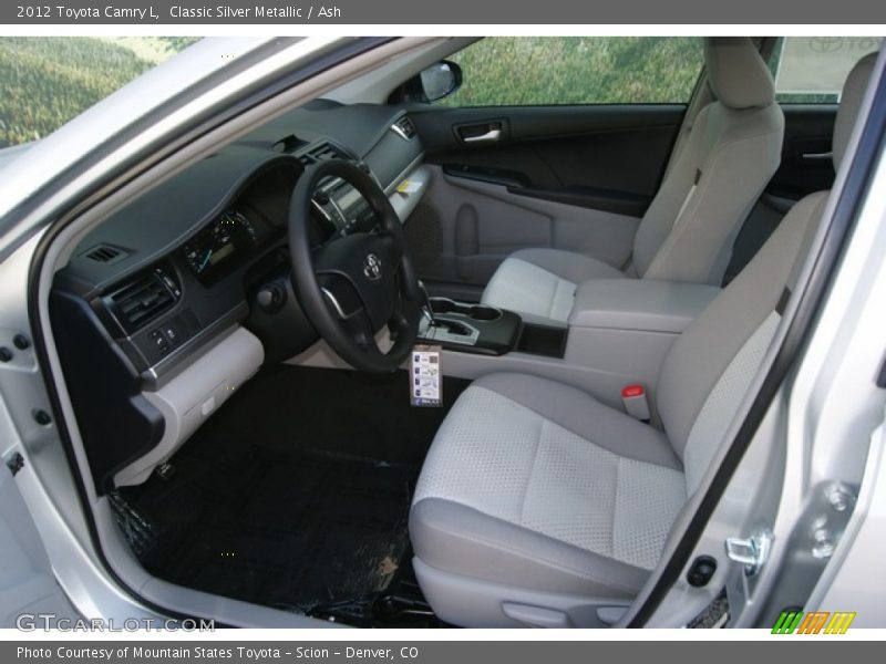  2012 Camry L Ash Interior