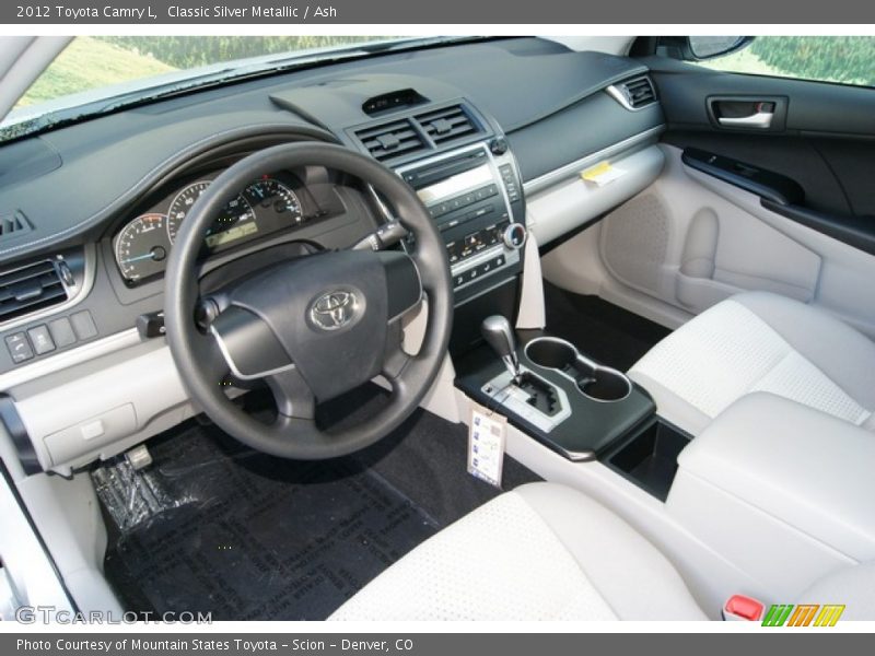 Classic Silver Metallic / Ash 2012 Toyota Camry L