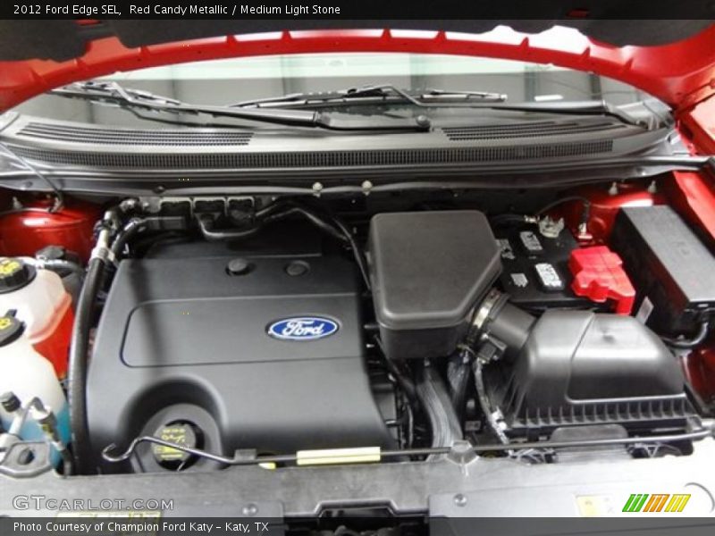 Red Candy Metallic / Medium Light Stone 2012 Ford Edge SEL