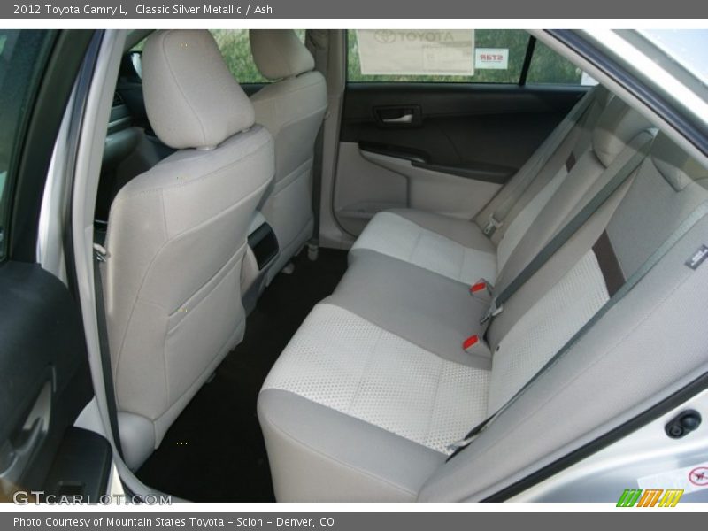  2012 Camry L Ash Interior