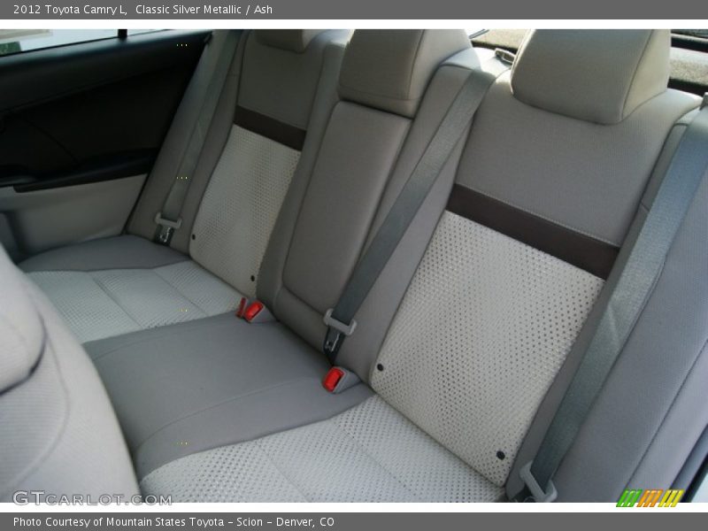  2012 Camry L Ash Interior