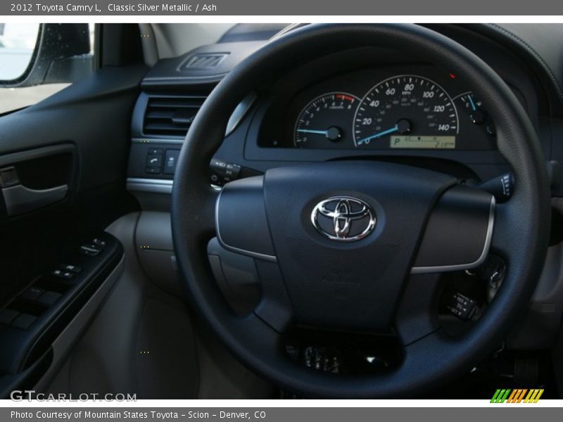 Classic Silver Metallic / Ash 2012 Toyota Camry L