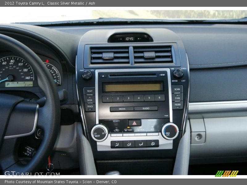 Classic Silver Metallic / Ash 2012 Toyota Camry L