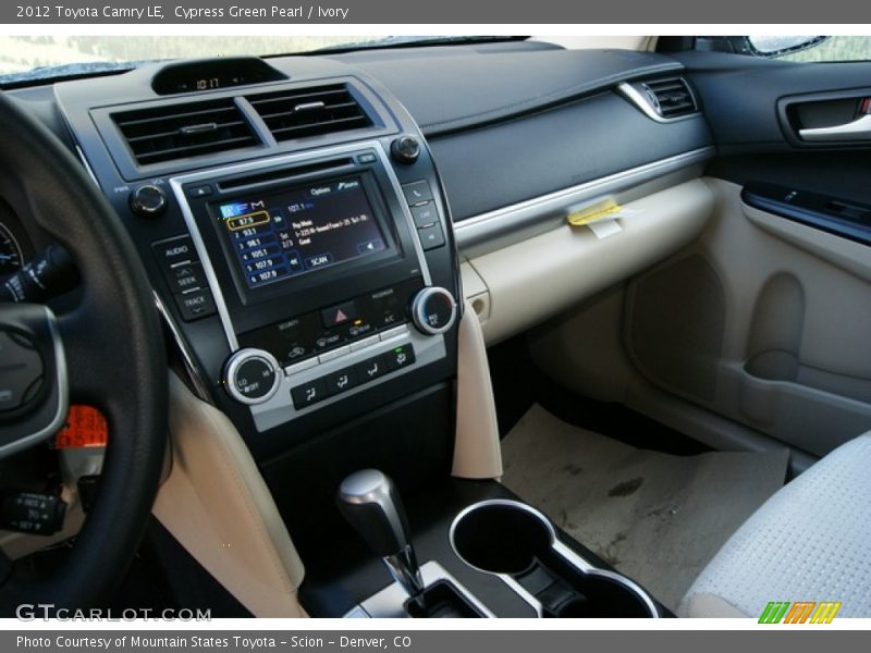 Cypress Green Pearl / Ivory 2012 Toyota Camry LE