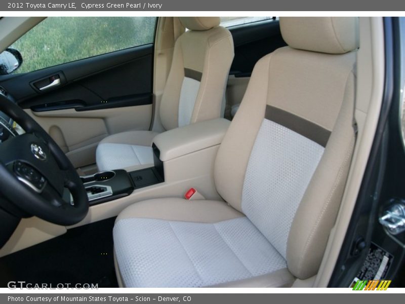 Cypress Green Pearl / Ivory 2012 Toyota Camry LE