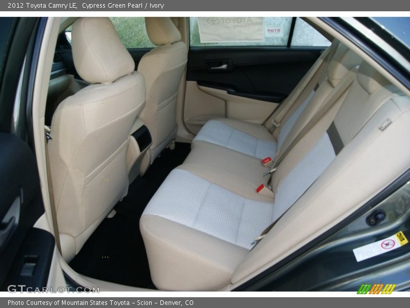 Cypress Green Pearl / Ivory 2012 Toyota Camry LE