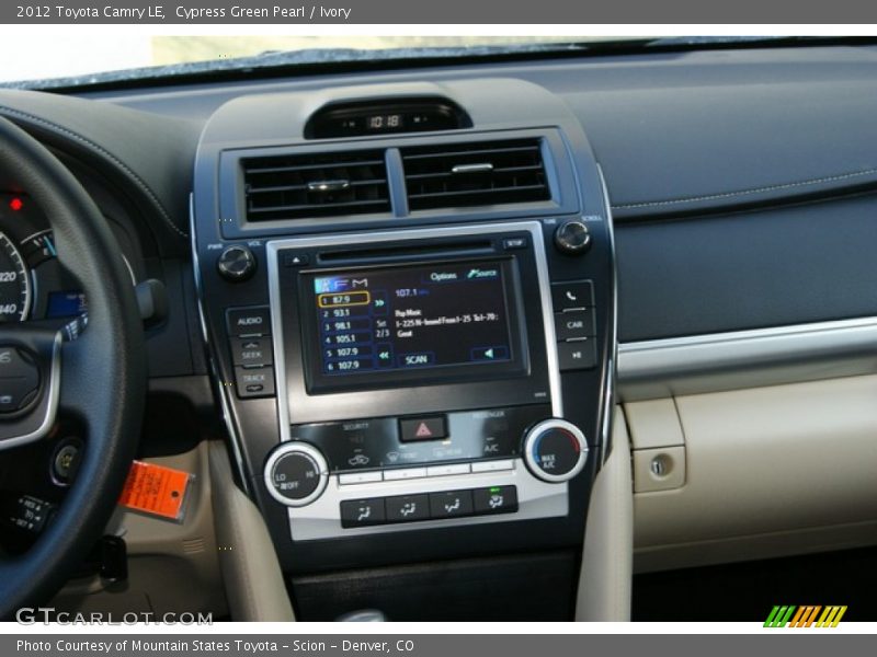 Cypress Green Pearl / Ivory 2012 Toyota Camry LE