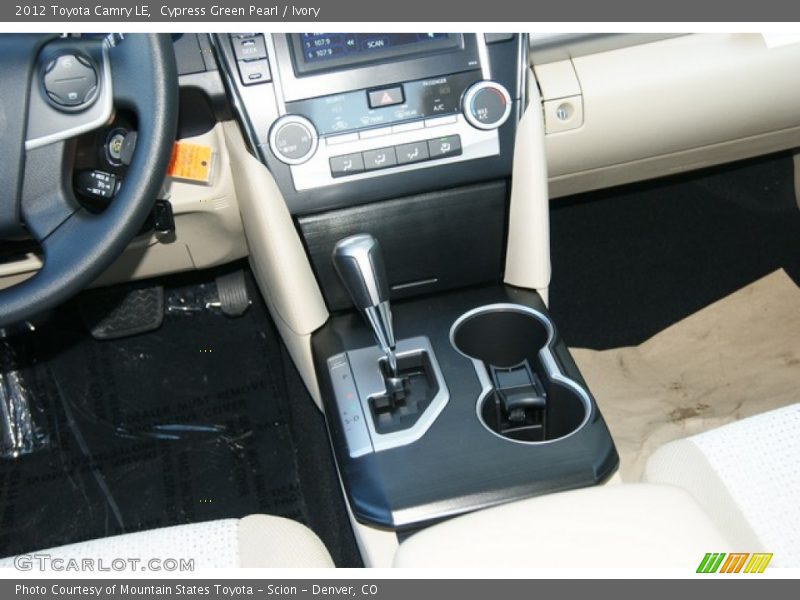 Cypress Green Pearl / Ivory 2012 Toyota Camry LE