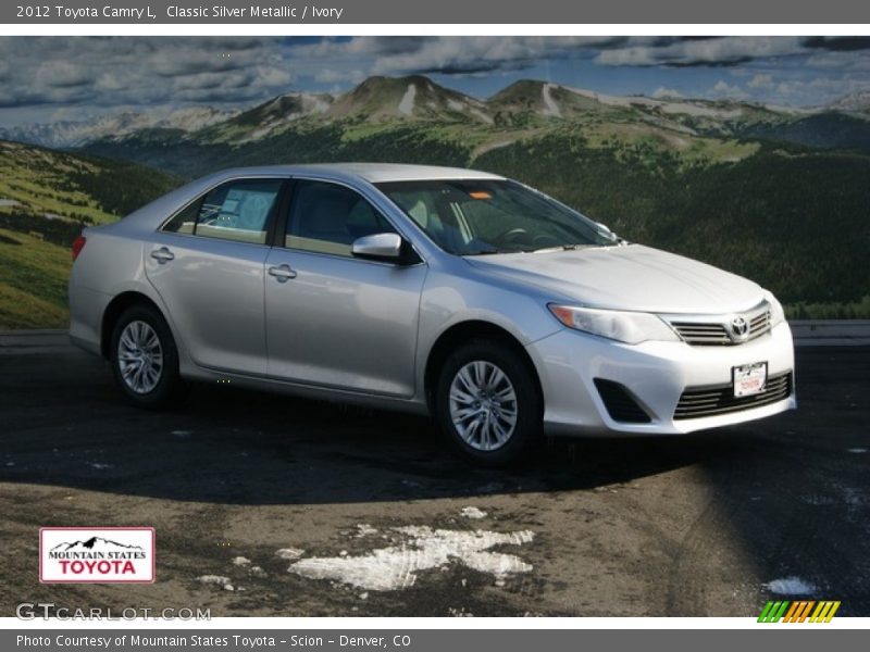 Classic Silver Metallic / Ivory 2012 Toyota Camry L