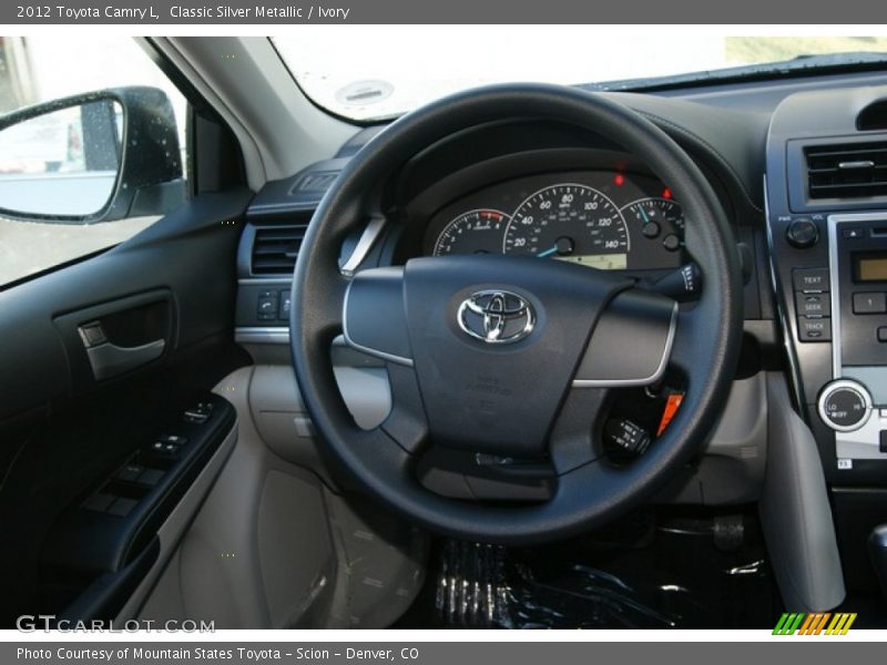 Classic Silver Metallic / Ivory 2012 Toyota Camry L