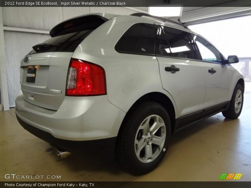 Ingot Silver Metallic / Charcoal Black 2012 Ford Edge SE EcoBoost