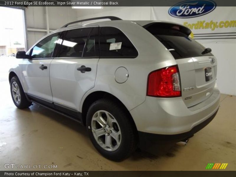 Ingot Silver Metallic / Charcoal Black 2012 Ford Edge SE EcoBoost
