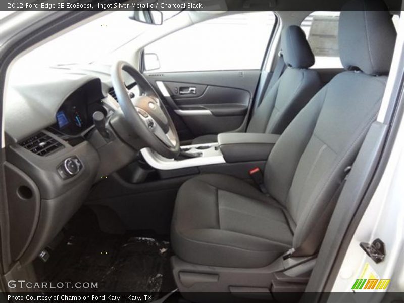 Ingot Silver Metallic / Charcoal Black 2012 Ford Edge SE EcoBoost