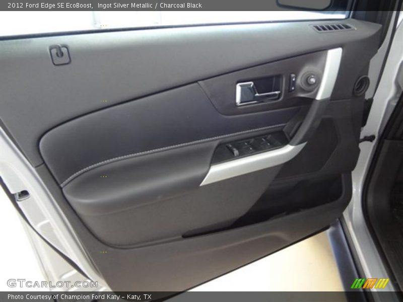 Ingot Silver Metallic / Charcoal Black 2012 Ford Edge SE EcoBoost