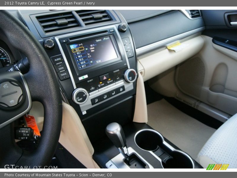 Cypress Green Pearl / Ivory 2012 Toyota Camry LE