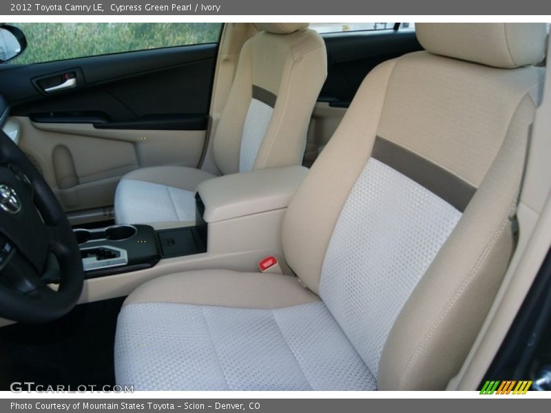 Cypress Green Pearl / Ivory 2012 Toyota Camry LE