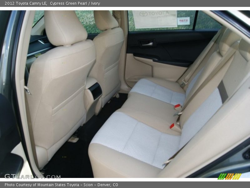 Cypress Green Pearl / Ivory 2012 Toyota Camry LE