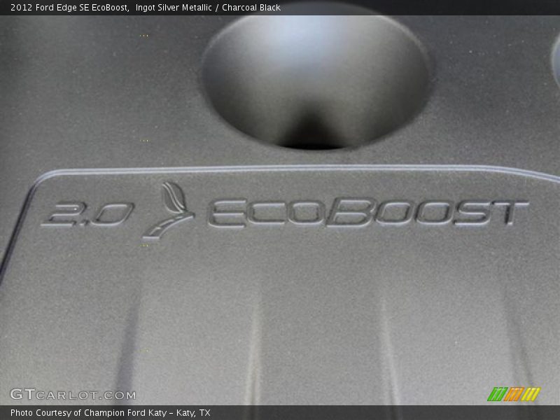 Ingot Silver Metallic / Charcoal Black 2012 Ford Edge SE EcoBoost