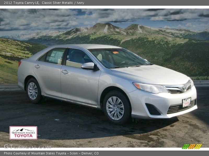 Classic Silver Metallic / Ivory 2012 Toyota Camry LE