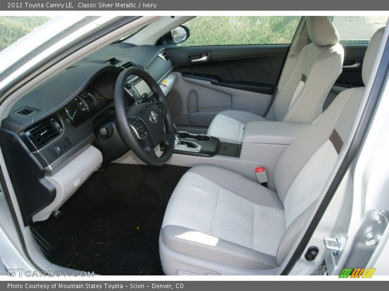 Classic Silver Metallic / Ivory 2012 Toyota Camry LE