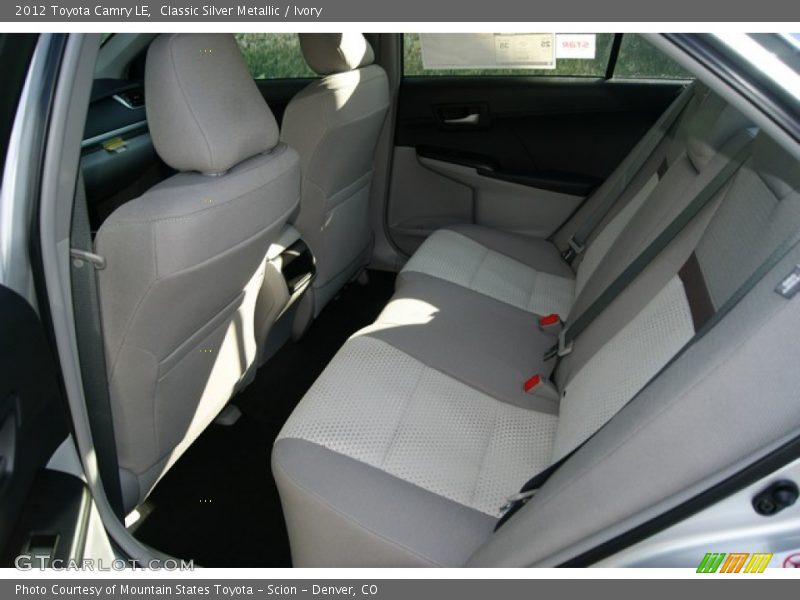 Classic Silver Metallic / Ivory 2012 Toyota Camry LE