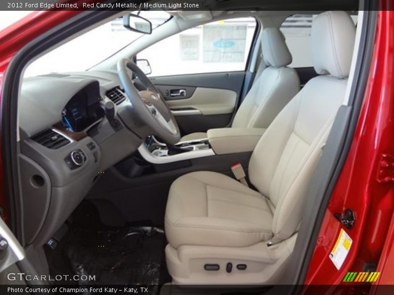 Red Candy Metallic / Medium Light Stone 2012 Ford Edge Limited