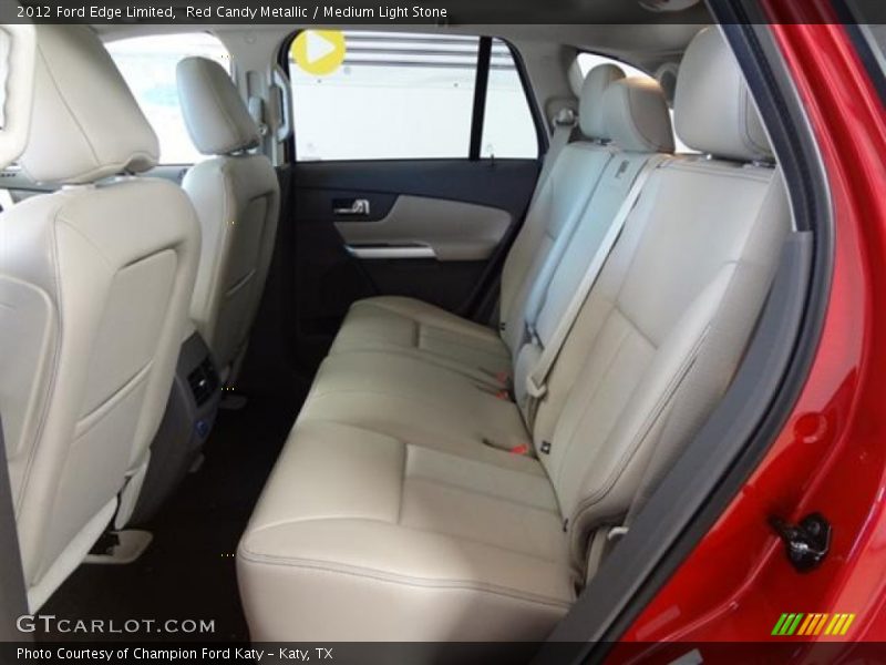 Red Candy Metallic / Medium Light Stone 2012 Ford Edge Limited