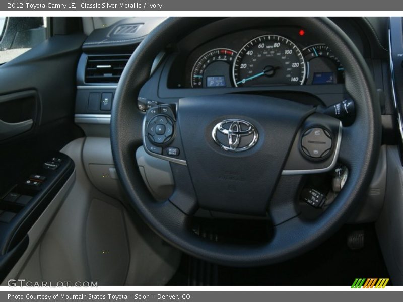 Classic Silver Metallic / Ivory 2012 Toyota Camry LE