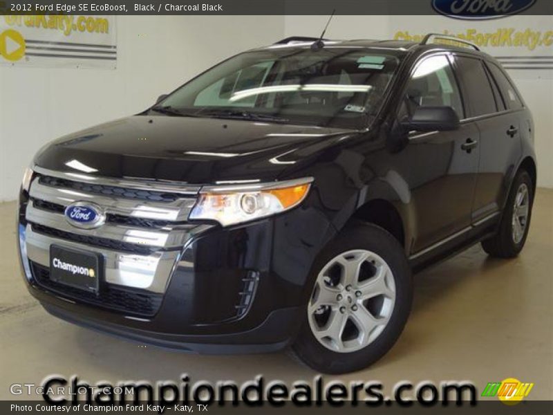 Black / Charcoal Black 2012 Ford Edge SE EcoBoost