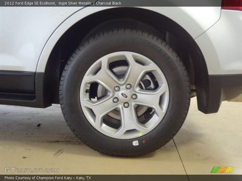 Ingot Silver Metallic / Charcoal Black 2012 Ford Edge SE EcoBoost