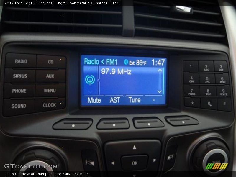 Ingot Silver Metallic / Charcoal Black 2012 Ford Edge SE EcoBoost