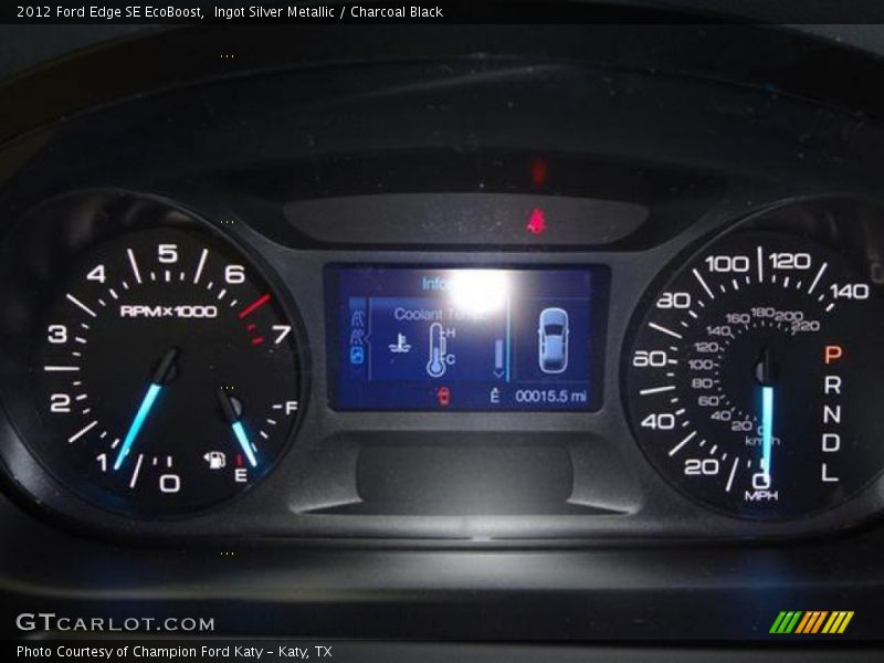 Ingot Silver Metallic / Charcoal Black 2012 Ford Edge SE EcoBoost