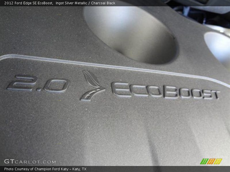 Ingot Silver Metallic / Charcoal Black 2012 Ford Edge SE EcoBoost