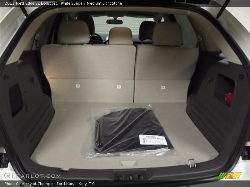 White Suede / Medium Light Stone 2012 Ford Edge SE EcoBoost