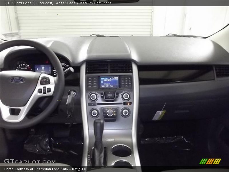 White Suede / Medium Light Stone 2012 Ford Edge SE EcoBoost