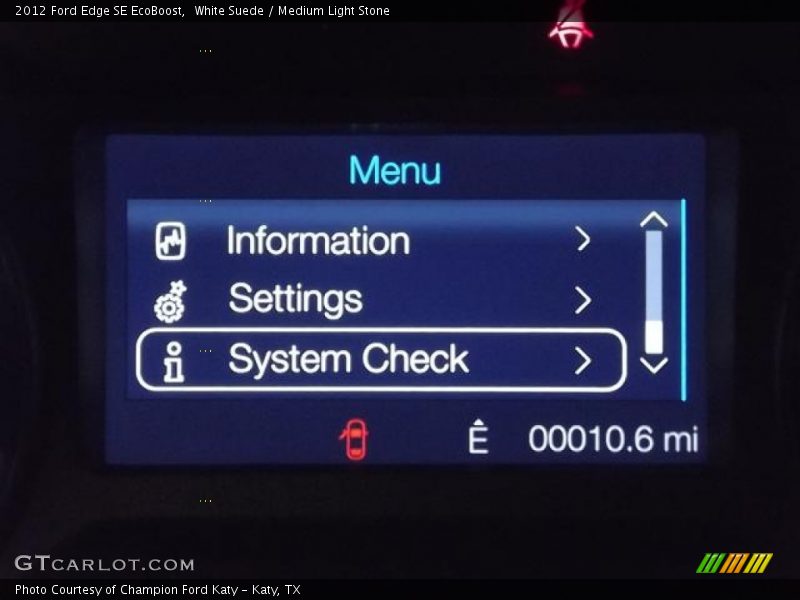 White Suede / Medium Light Stone 2012 Ford Edge SE EcoBoost