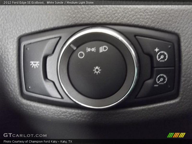 White Suede / Medium Light Stone 2012 Ford Edge SE EcoBoost