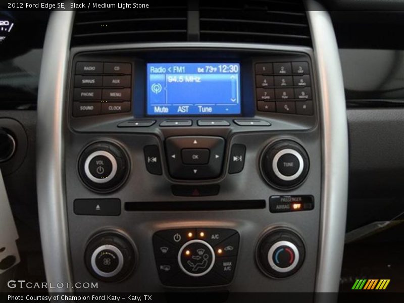Controls of 2012 Edge SE