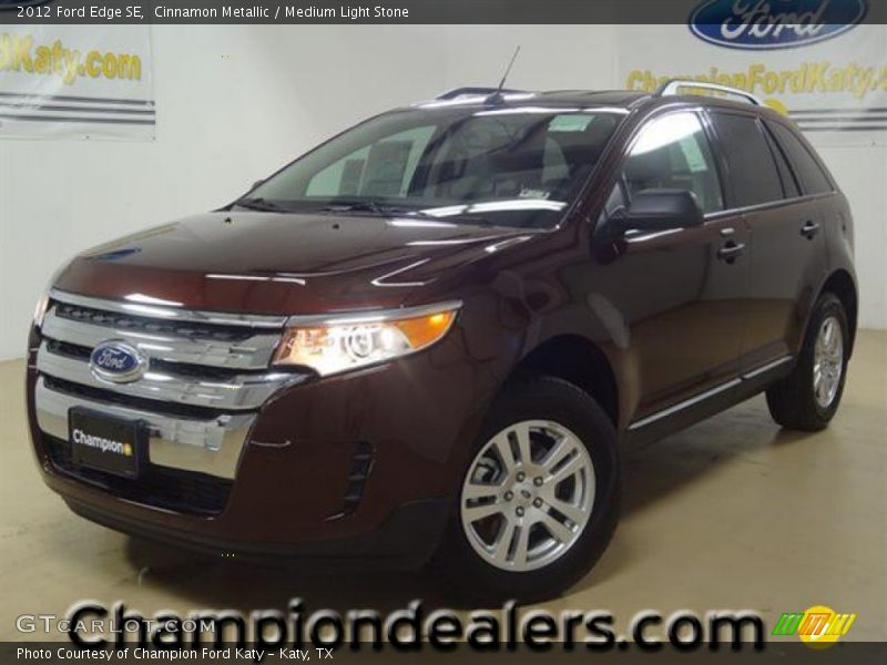 Cinnamon Metallic / Medium Light Stone 2012 Ford Edge SE